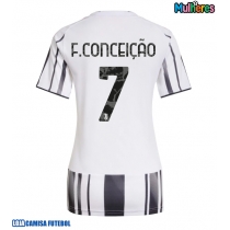 Camisa de Futebol Juventus Francisco Conceicao #7 Equipamento Principal Mulheres 2025-26 Manga Curta